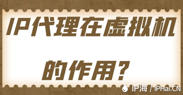 IP代理在虛擬機的作用？